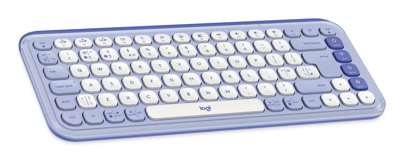 Logitech POP ICON COMBO INTNL-973 – Tastatur, UK-Layout (EN), Lila