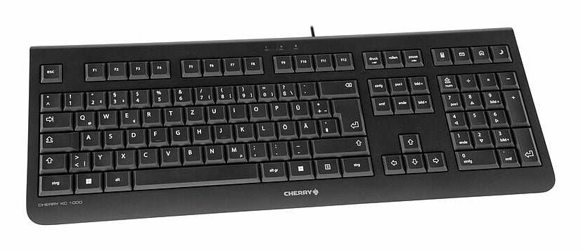 CHERRY KC 1000 – Tastatur, kabelgebunden, PT-Layout (PT), Schwarz