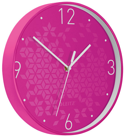 Leitz Wanduhr WOW – Pink