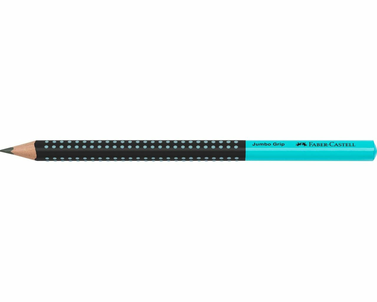 Faber-Castell Grip Jumbo Zweifarbiger Bleistift, Dreikant B Mine Ø 3,25 mm