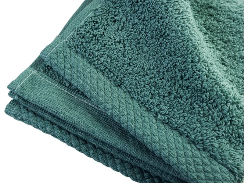 COCON Waschlappen – 30 × 30 cm, Eukalyptusgrün, 100% Baumwolle, 550 g/m², 3er-Set, OEKO-TEX