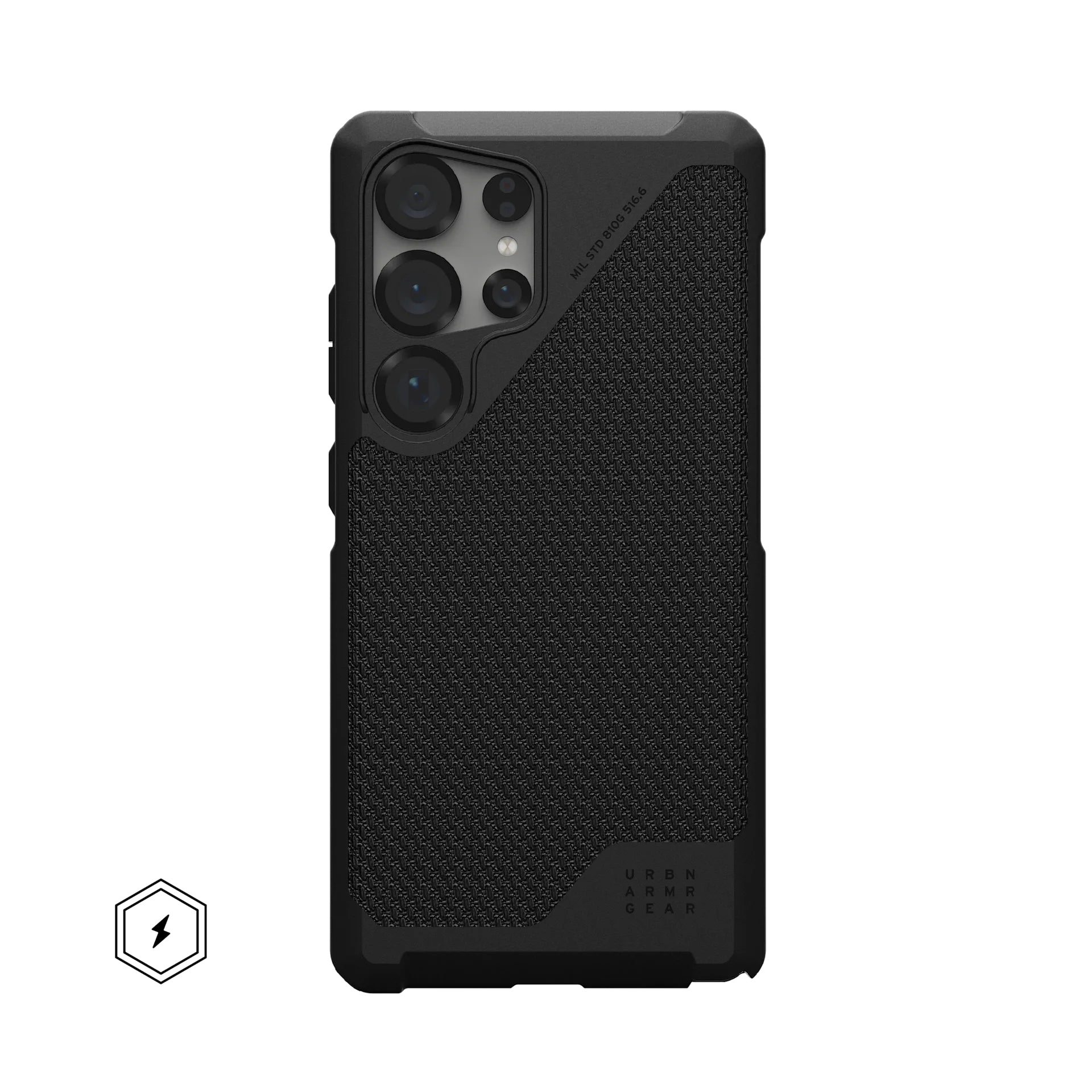 Urban Armor Gear UAG – Metropolis LT Backcover – für Samsung Galaxy S25 Ultra – schwarz – TPU – MagSafe-kompatibel