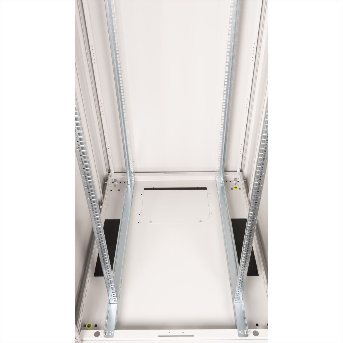 ROLINE Basic – 19" Netzwerkschrank 42U, IP20, abschliessbar, 800 × 1000 × 2010 mm, lichtgrau, Stahl