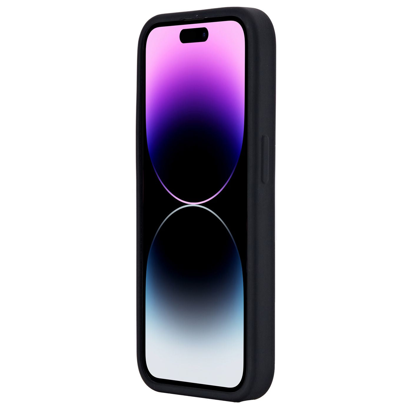 eSTUFF INFINITE (GRS) RIGA Backcover – für Apple iPhone 15 Pro, PC+Silikon+Mikrofaser, Schwarz, stossfest