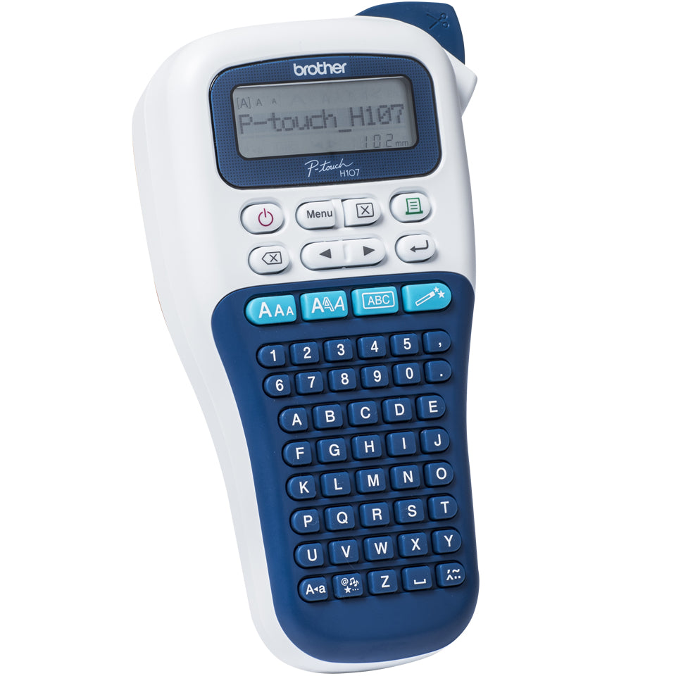 Brother PT-H107B – Beschriftungsgerät, TZe bis 12 mm, 180×180 dpi, 20 mm/s, Autoabschneider