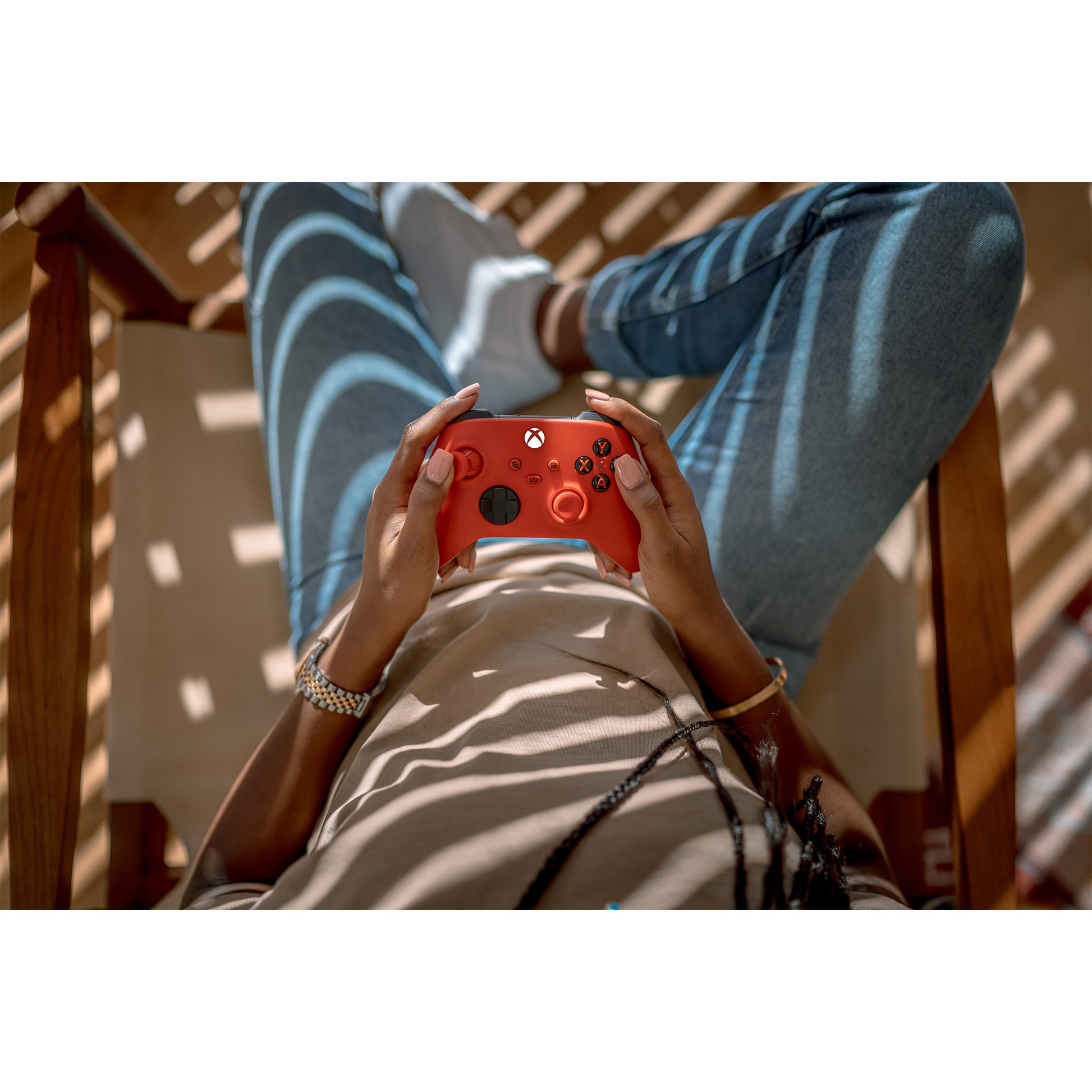Microsoft Pulse Red – Gamepad – Kabellos (Bluetooth/2,4 GHz), Rot