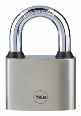 Yale Y112 Mechanisches Vorhängeschloss – Gusseisen, Bügel H×B 28,5×25 mm, Ø9 mm, Sicherheitsstufe 2, Aussen, S