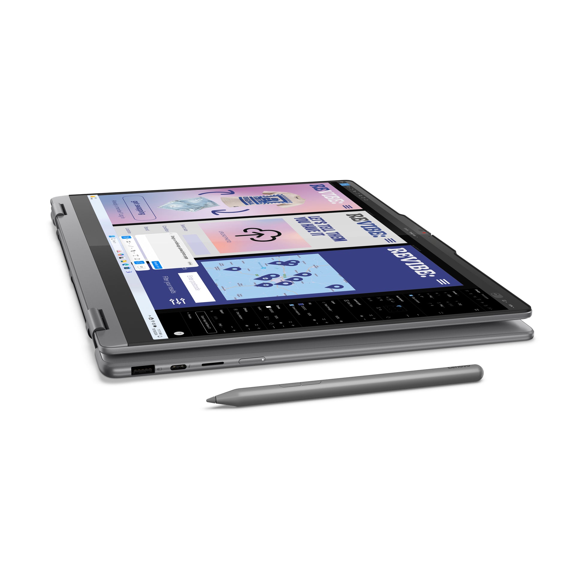Lenovo Yoga 7 2in1 – 16" WQXGA+ OLED Touch, Core Ultra 7 258V, 32 GB, 1 TB SSD, Win 11 Pro, QWERTZ (CH)