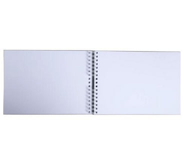 Exacompta Fotoalbum – für 320 × 220 mm, blaugrau, Spiralbindung, mit Prägung, Karton