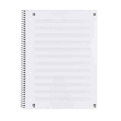 Oxford Collegeblock – A4 – 90 g/m² – Softcover, mikroperforiert, Ausreisshilfe, Beschriftungsfeld, blau