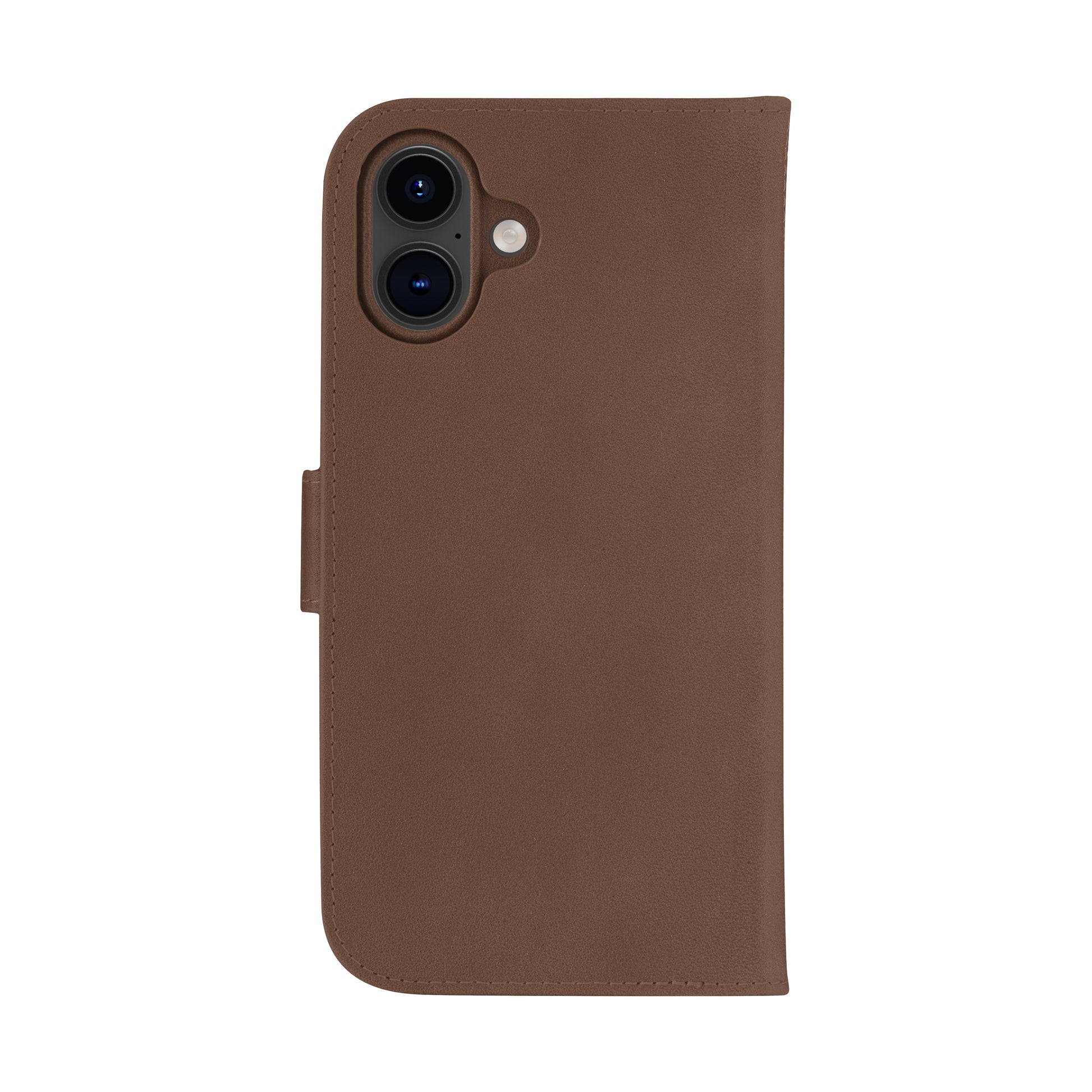dbramante1928 Lynge Wallethülle – für Apple iPhone 16 Plus – MagSafe, 3 Kartenfächer, Leder, Dark Tan
