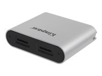 Kingston Technology Kingston Workflow Dual-Slot Kartenleser – microSD/microSDHC/microSDXC – USB-C 3.2 Gen 1 – 5 Gbit/s