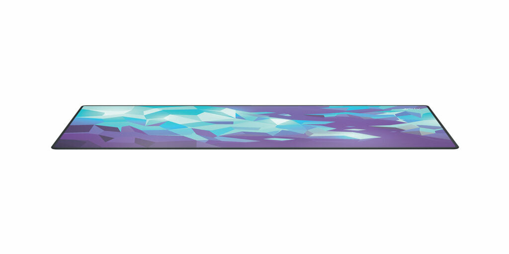 CHERRY XTRFY GP5 Litus XL – Gaming-Mauspad – Blau, Gestickte Kanten, Anti-Rutsch-Basis
