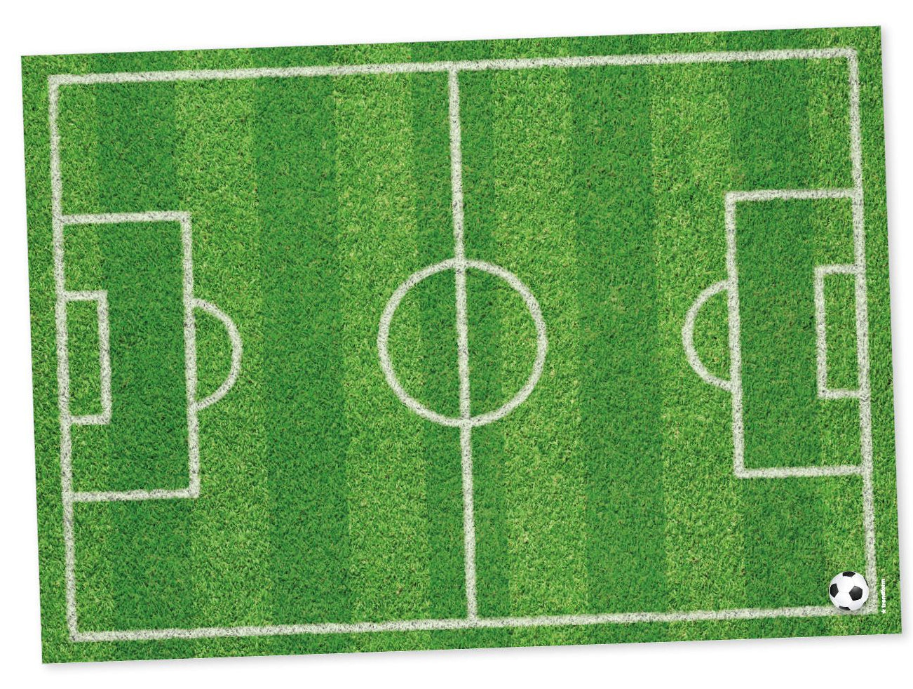 Trendform Tischset – Papier, Fussballmotiv, 42 × 29,7 cm