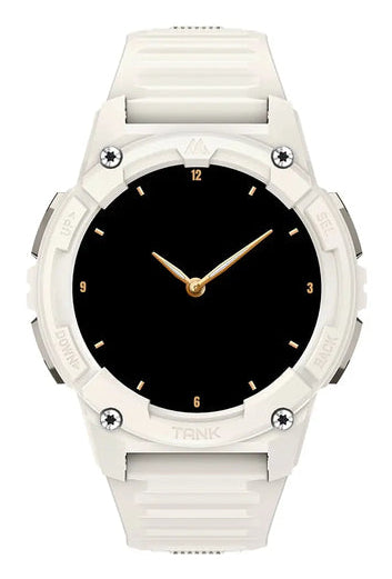 Kospet Tank S2 – Smartwatch – 48 mm, Bluetooth, AMOLED, IP69K, 5 ATM, Weiss, Silikon