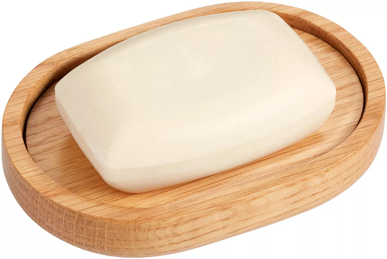 Diaqua Seifenschale Oak – Eiche, 13×9×2,5 cm, Oval