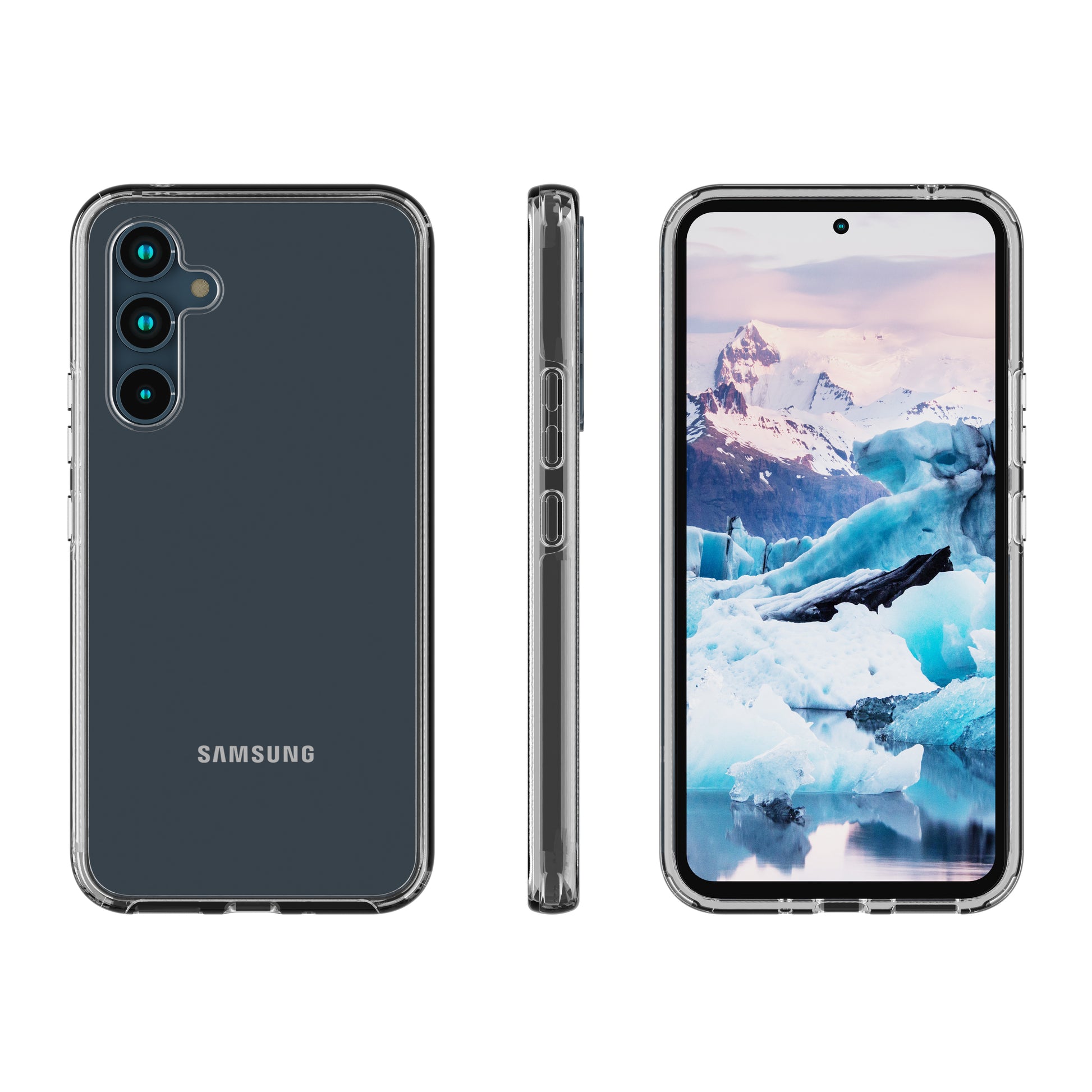 dbramante1928 Iceland Pro Backcover – für Samsung Galaxy A54, Kunststoff, Transparent, bis 3 m sturzsicher