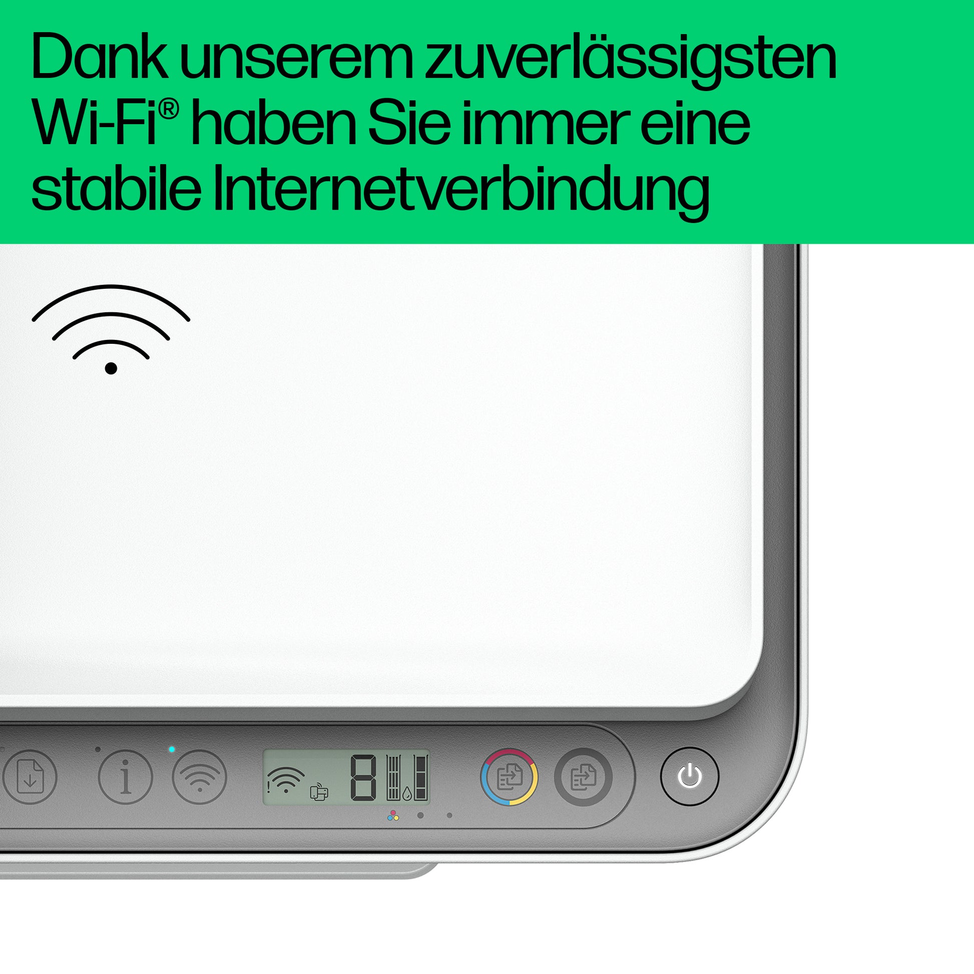 HP DeskJet 4220e – Farbiges Tintenstrahl-MFP A4, 4-in-1 – USB/WLAN – Duplex, ADF – 8,5 ppm S/W, 5,5 ppm Farbe