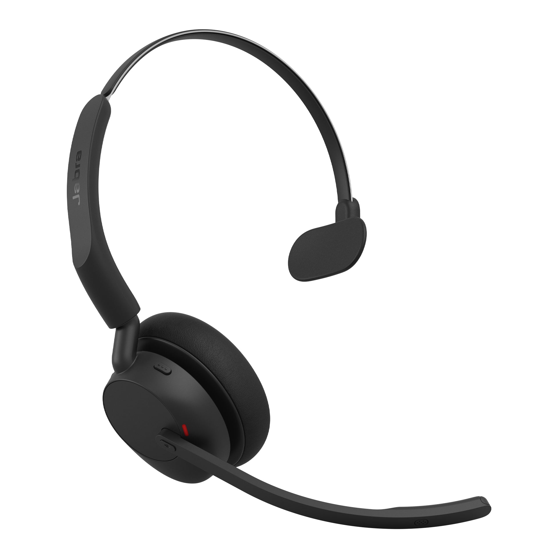Jabra Evolve3 45 Office-Headset – On-Ear, Mono, BT, MS Teams zertifiziert, mit USB-A-Dongle, Schwarz