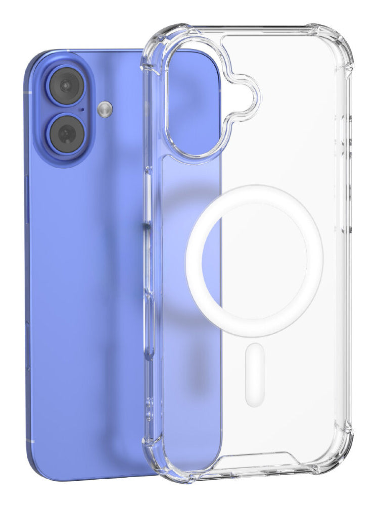 4smarts Ibiza Backcover – für Apple iPhone 17, MagSafe, PC+TPU, Transparent