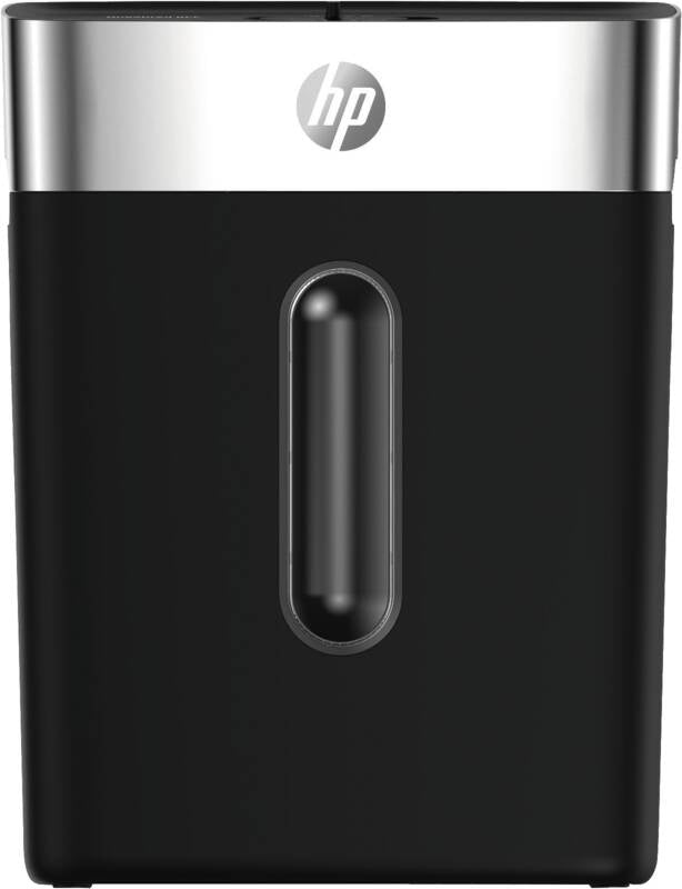 HP OneShred 8CC Aktenvernichter – Partikelschnitt, P-4, 5 × 18 mm, 8 Blatt, 15 l, Kreditkarten