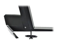 Ergotron WorkFit S Durchführungsbefestigung – Monitorarm Tischhalterung – Klemme/Durchführung – Schwarz – für WorkFit S