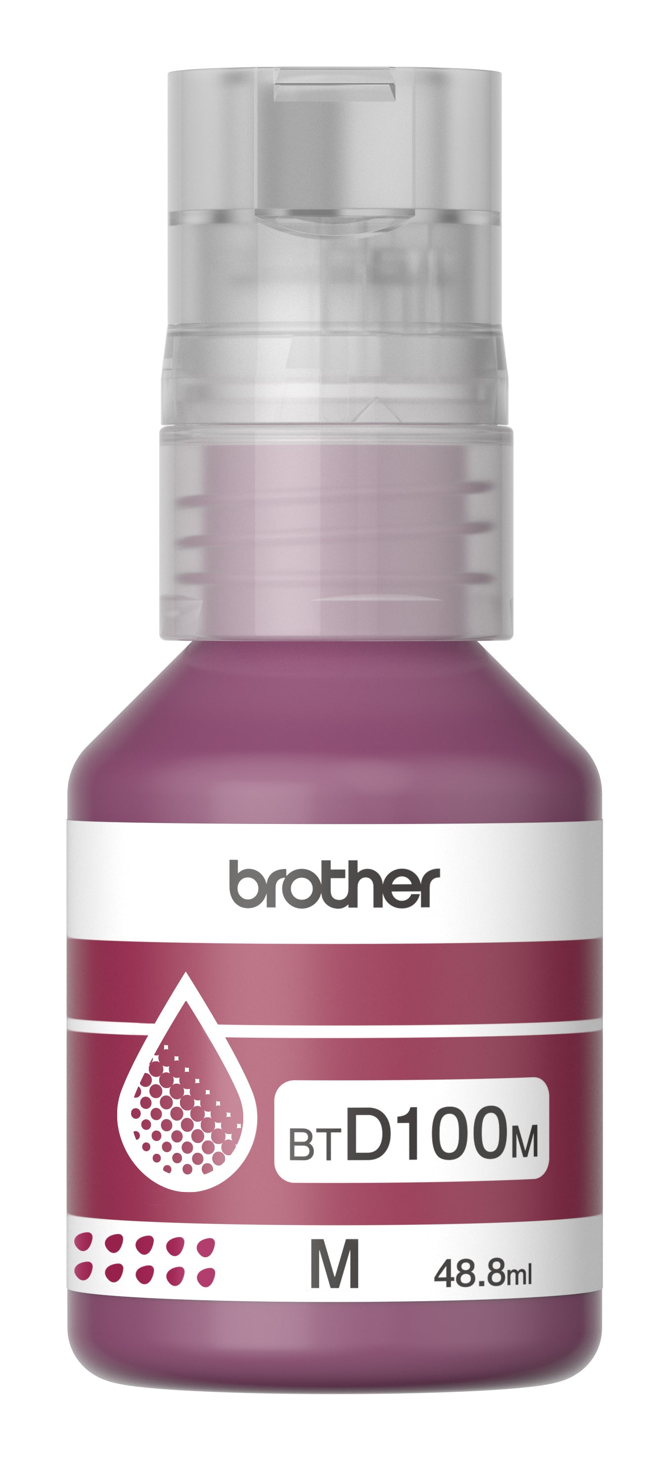 Brother BTD100M Magenta Tintenpatrone (Original) – 5'000 Seiten – für Brother MFC‑T930DW, DCP‑T830DW…