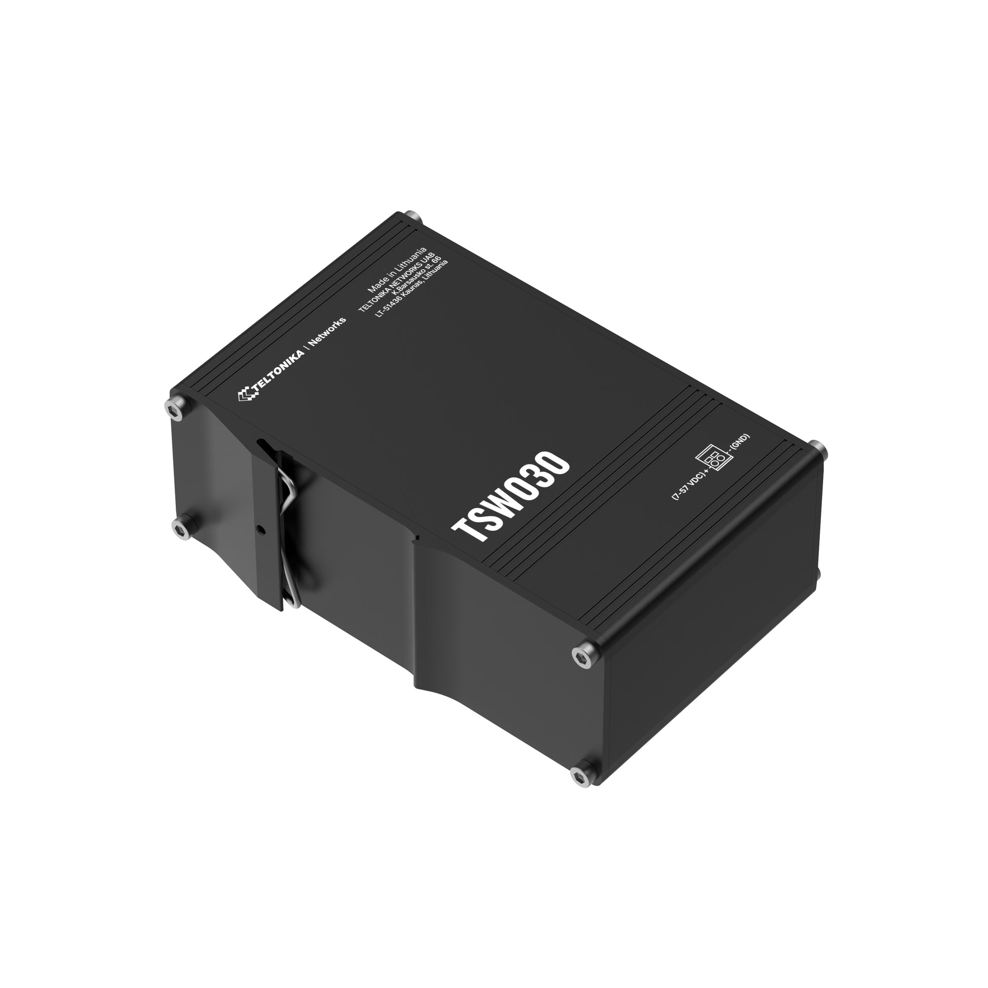 Teltonika TSW030 – Unmanaged Switch – 8× 10/100, DIN-Schiene