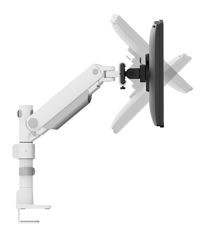 Neomounts DS65S-950Wh2 Full Motion Dual – Monitorarm, Dual, Tischklemme, bis 34", VESA 75 × 75/100 × 100 mm