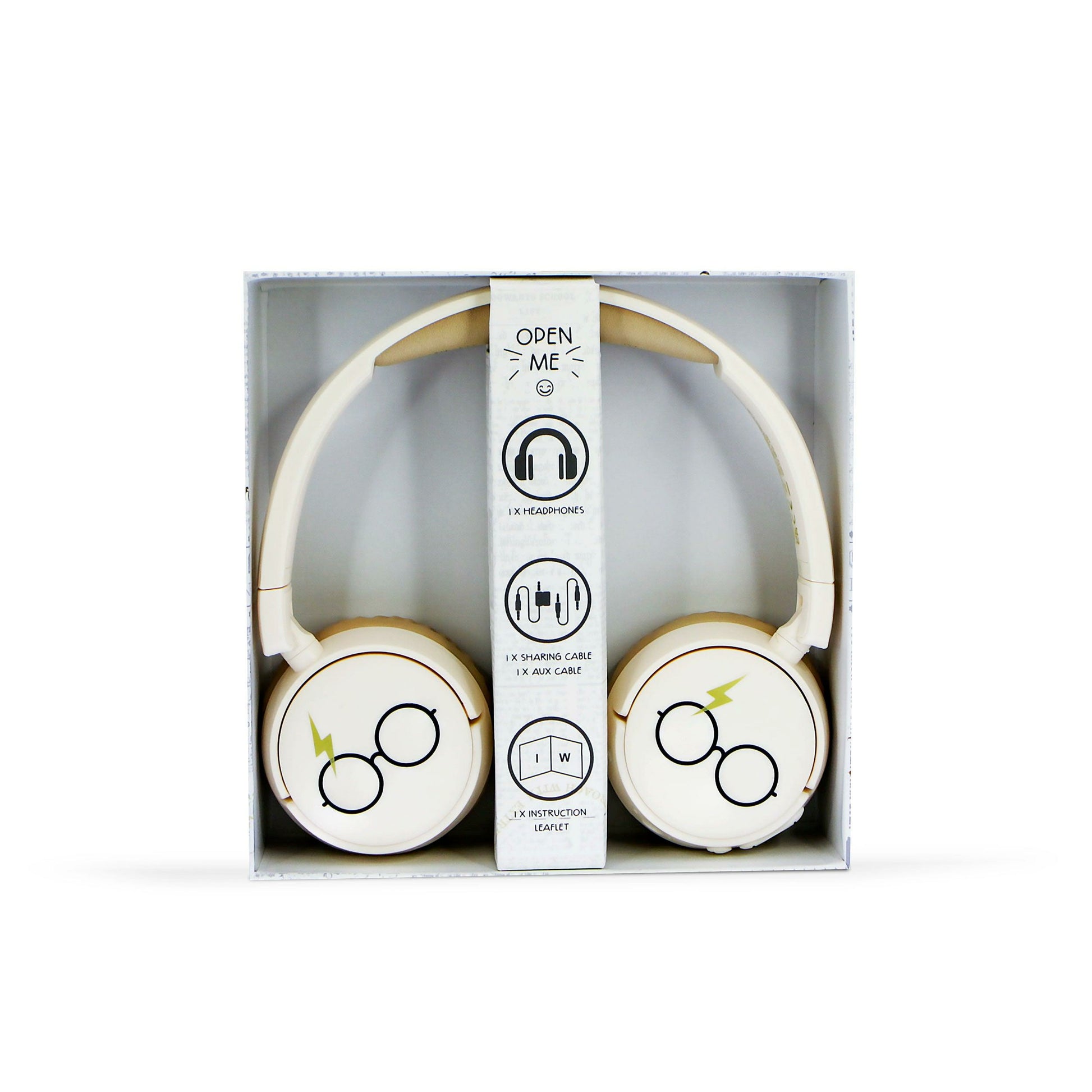 OTL Technologies Harry Potter Cream Kinderkopfhörer – On-Ear, Stereo, Kabel + BT, Rosa/Blau, BT 5.1