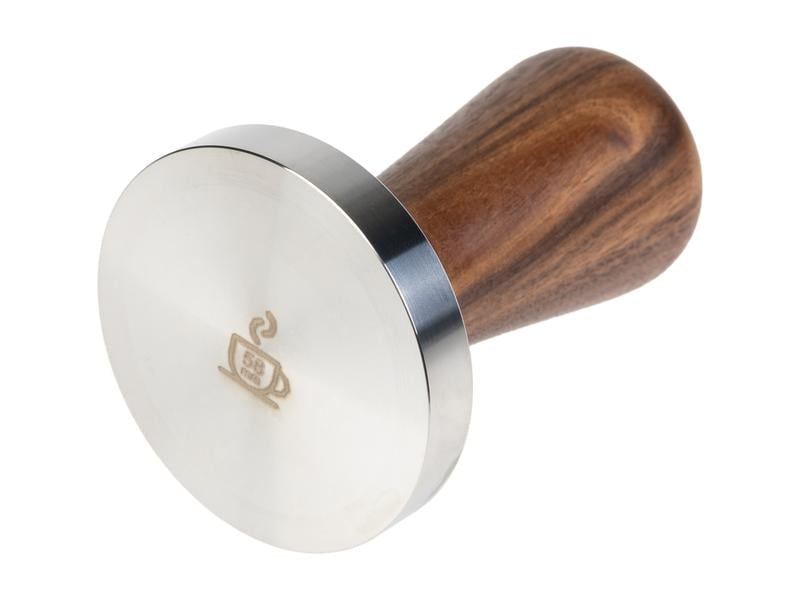 Furber. Furber – Stampfer Ø 5,8 × 5,8 cm, Edelstahl/Walnuss, Dunkelbraun/Silber