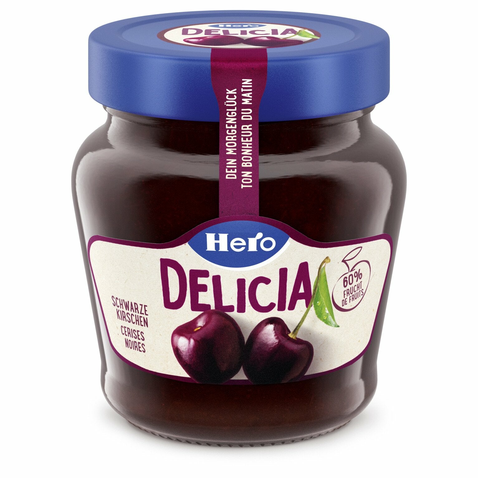 Hero Konfitüre Schwarze Kirschen – glutenfrei, laktosefrei