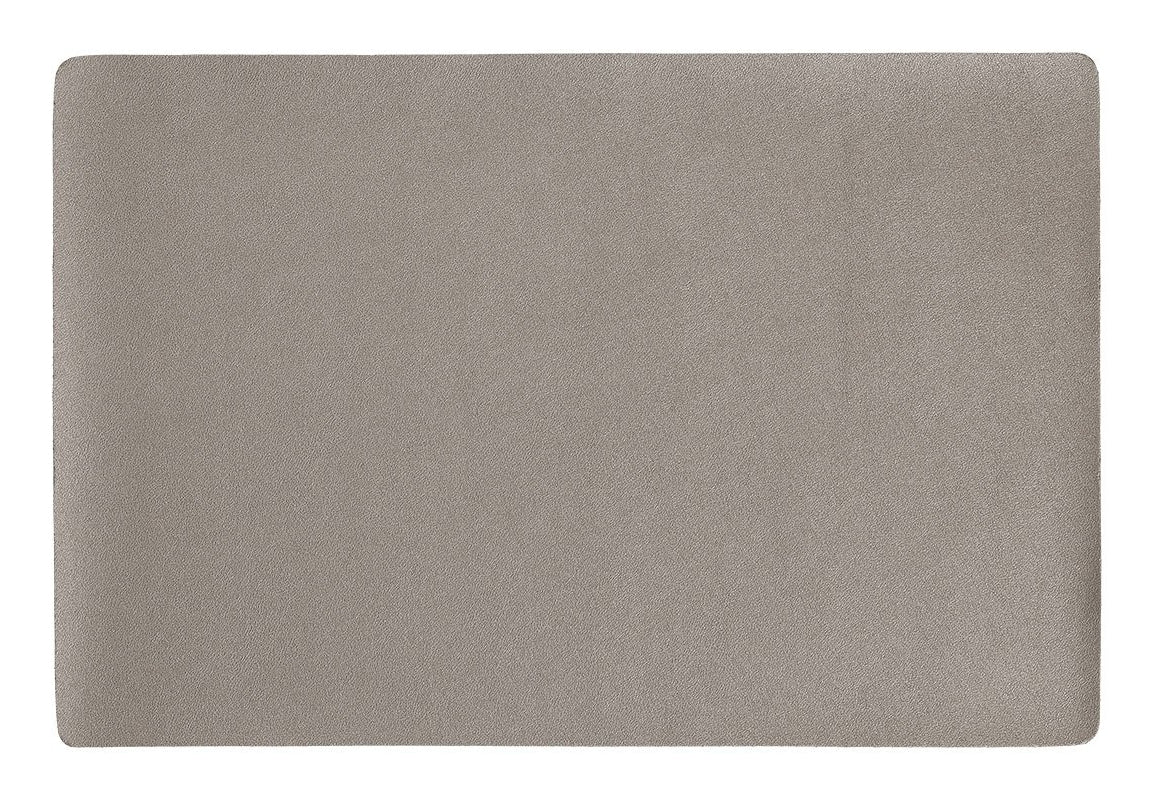 Zeller Present Tischset – Kunstleder (PU), Taupe, 45 × 30 cm