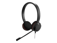 Jabra Evolve 20 Office-Headset – On-Ear, Stereo, Kabelgebunden, USB-C/USB-A, Schwarz