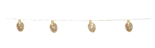 Star Trading Lichterkette – 1,35 m, Warmweiss, Beige, Timer, Batteriebetrieb 2× AA