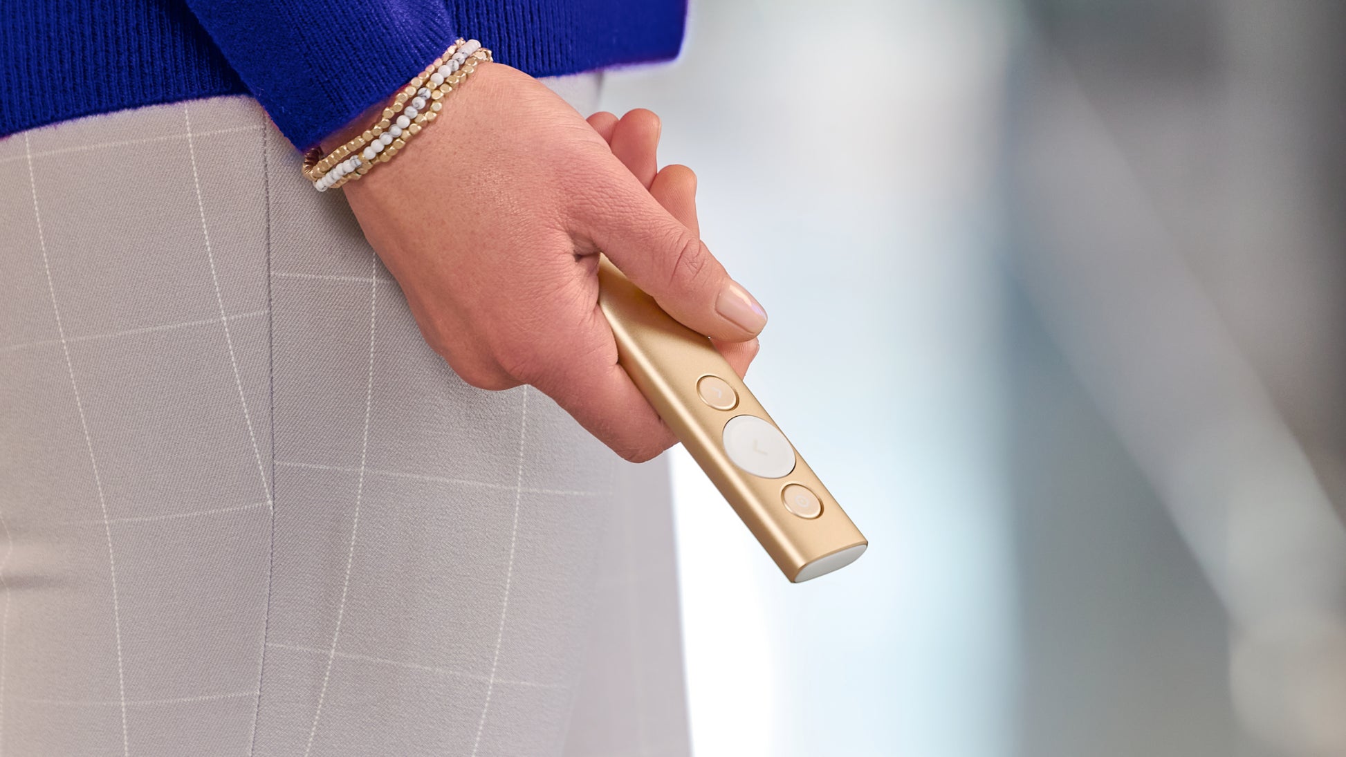 Logitech SPOTLIGHT Fernbedienung – Gold