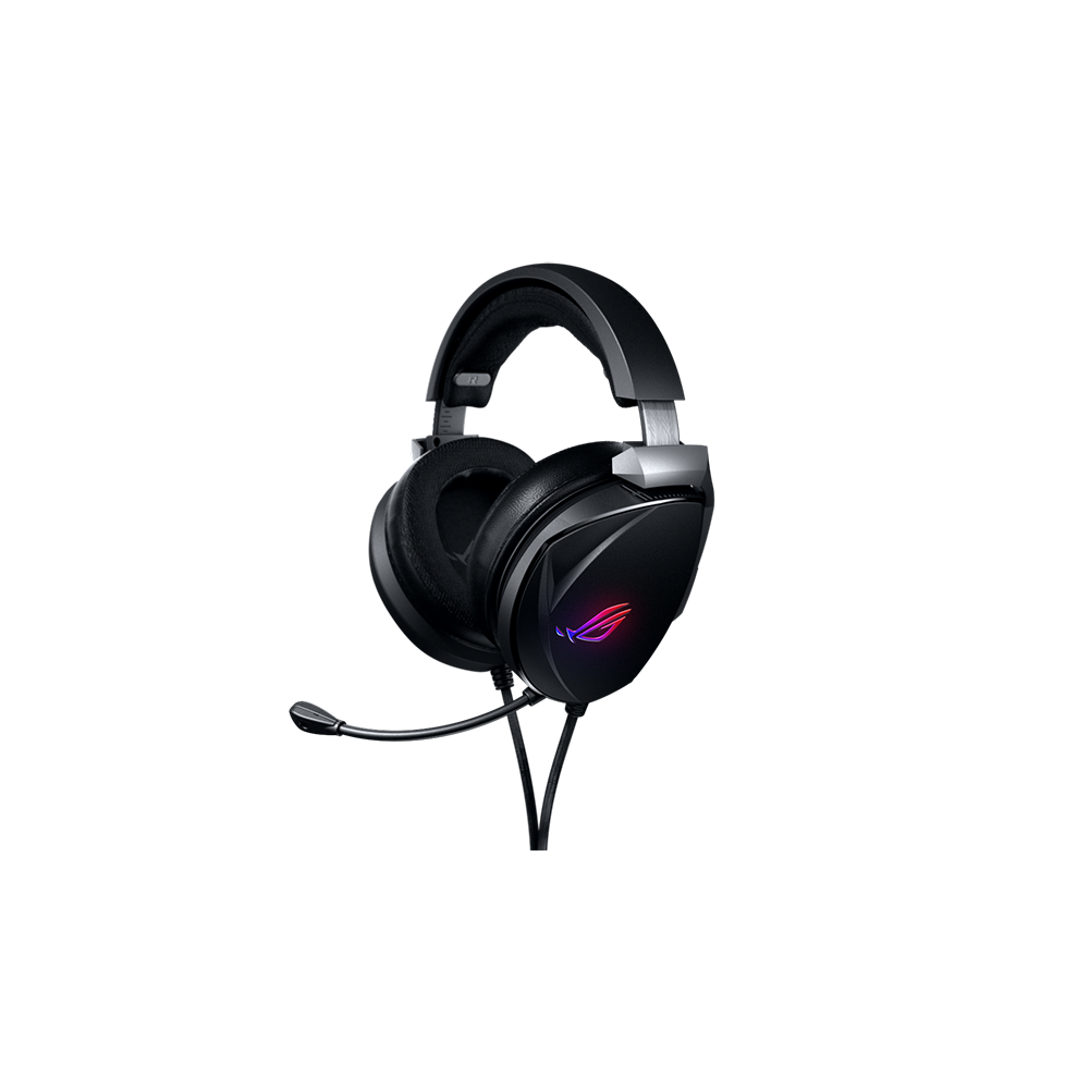 ASUS ROG THETA 7.1 – Gaming-Headset, Over-Ear – USB-C, 7.1 Surround-Sound, ANC, abnehmbares Mikrofon – Schwarz