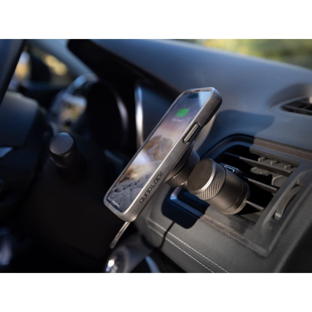 Quad Lock Car Mount VNT – Auto-Halterung – Lüftungsschlitz, drehbar – Schwarz