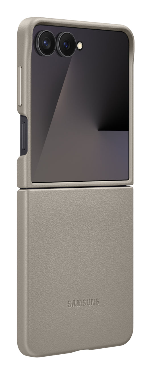 Samsung Backcover – für Samsung Galaxy Z Flip7 – Taupe – Silikon