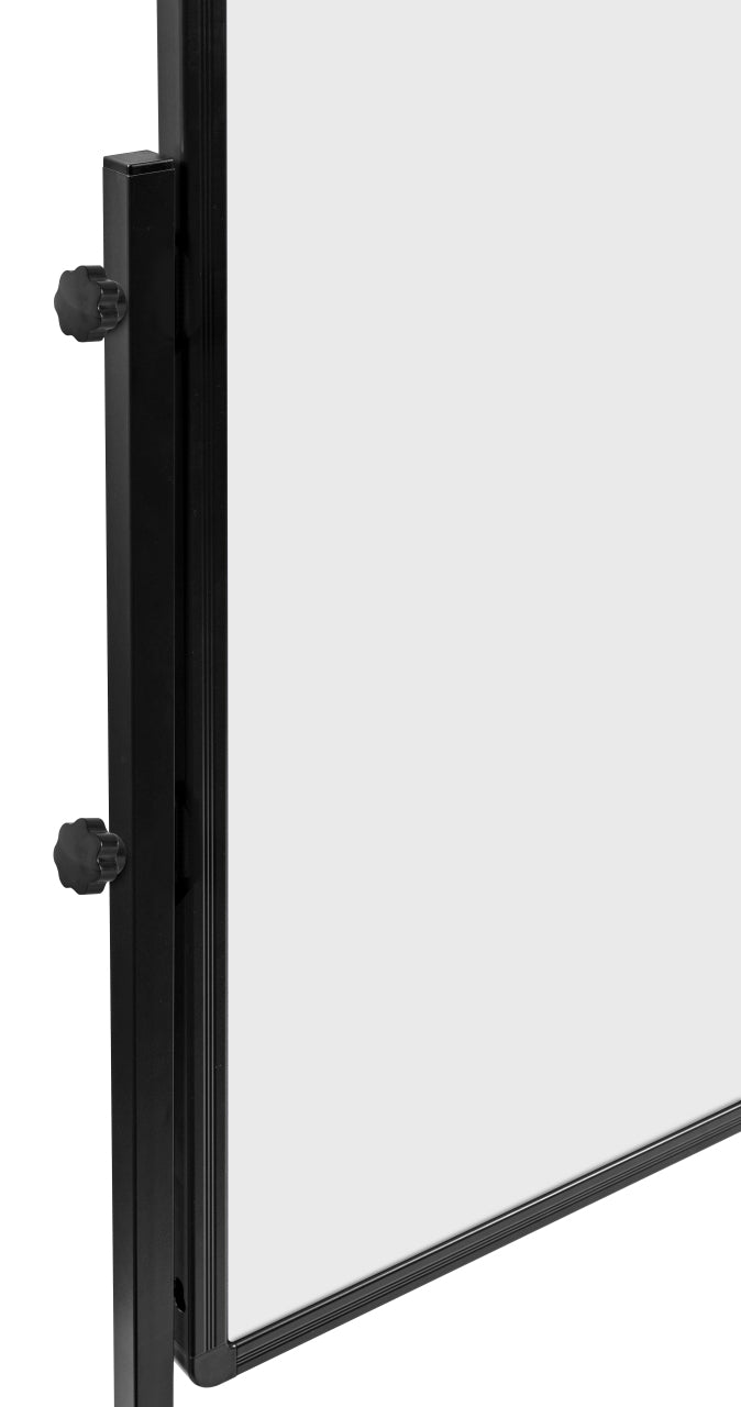 Legamaster Stellwand PREMIUM PLUS – 1'200 × 1'500 mm, Emaille, weiss, mit feststellbaren Rollen, doppelseitig