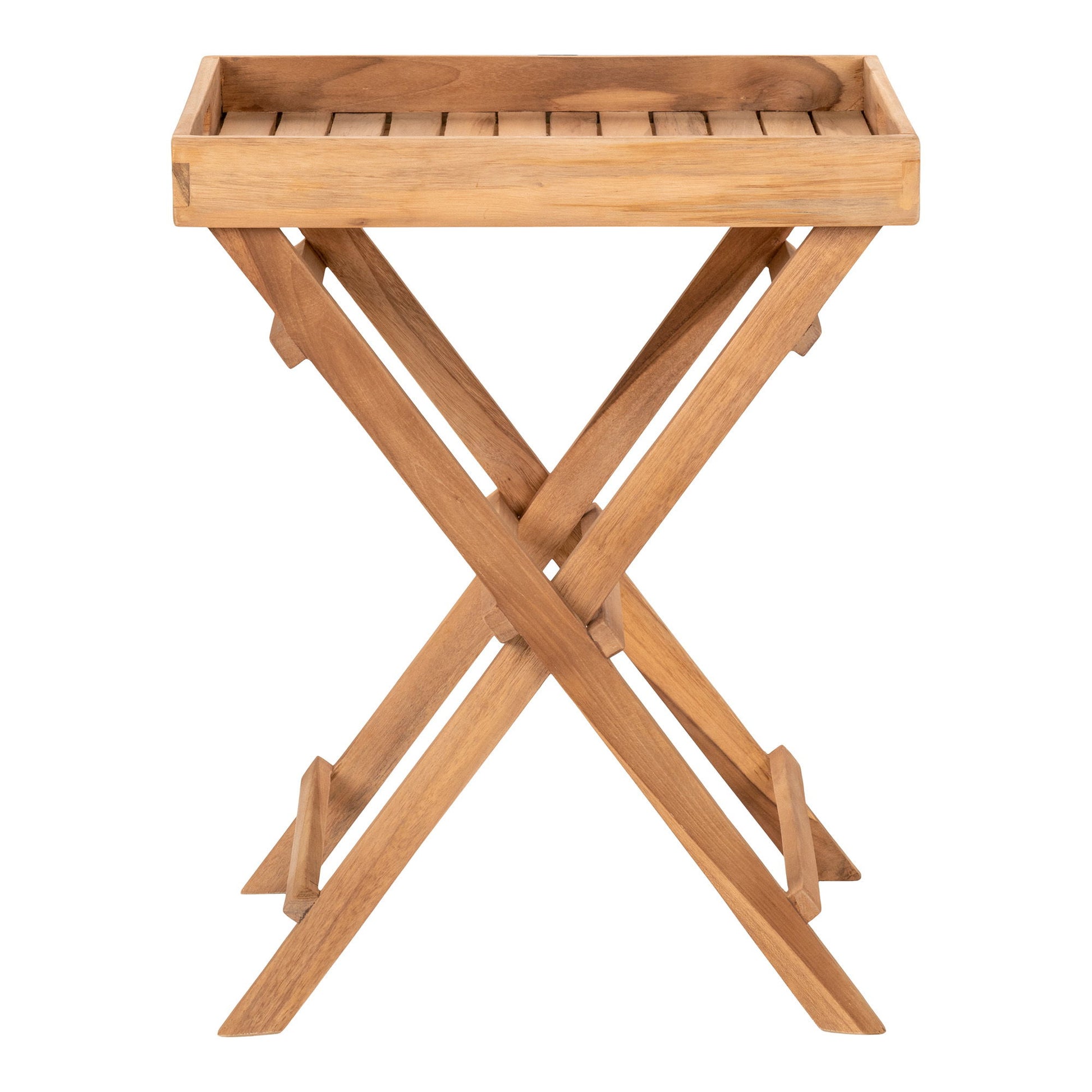 House Nordic TV-Möbel 7501005 – 29 × 39 × 49,5 cm – Teakholz – Holzfarben