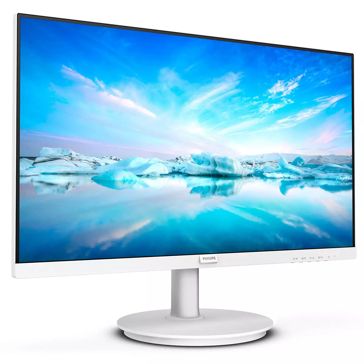 Philips 271V8AW/00 – Monitor, 27", 250 cd/m², Adaptive Sync, Integrierte Lautsprecher, VESA 100 × 100, Weiss
