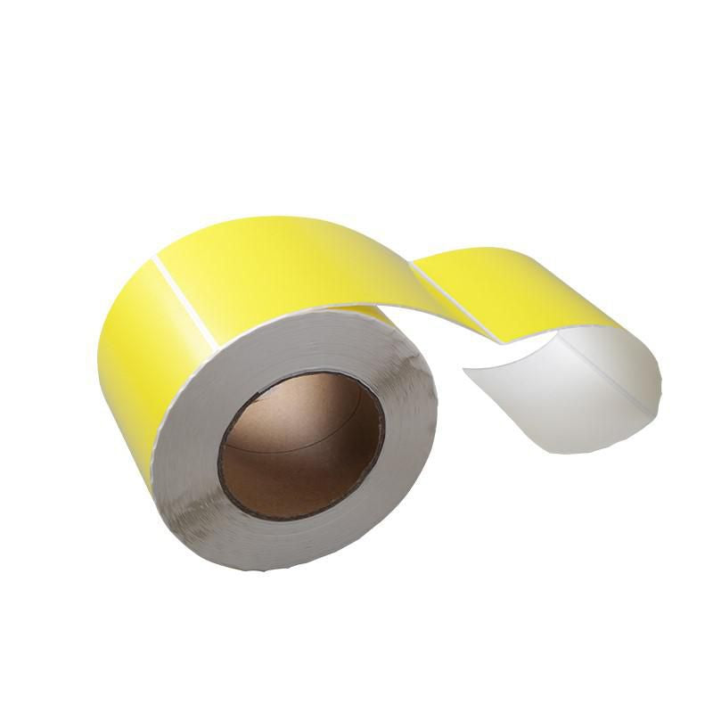 Capture Drucketiketten, 45 mm × 32 mm, gelb, Thermopapier, permanent klebend, 2800 Etiketten/Rolle