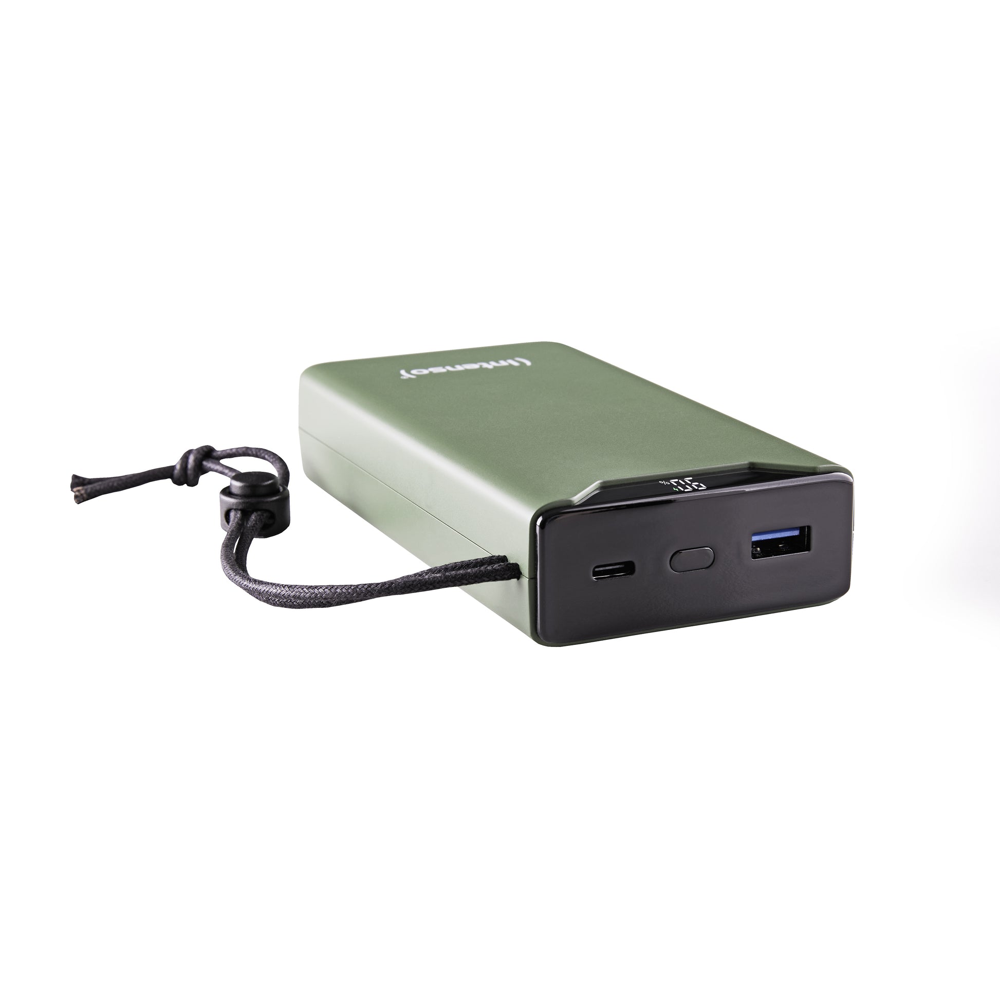 Intenso F20000 Powerbank 20'000 mAh – 20 W PD, 1× USB-C, 1× USB-A, grün