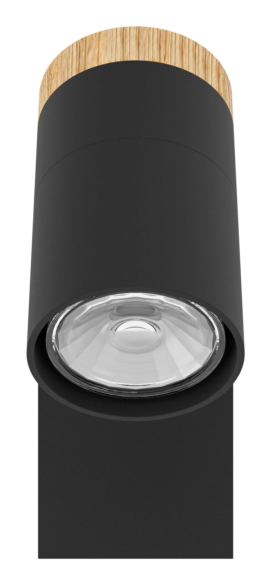 EGLO Wand-/Deckenleuchte Cartagena – 345 lm, 4,5 W, 3000 K, schwarz/braun, inkl. GU10