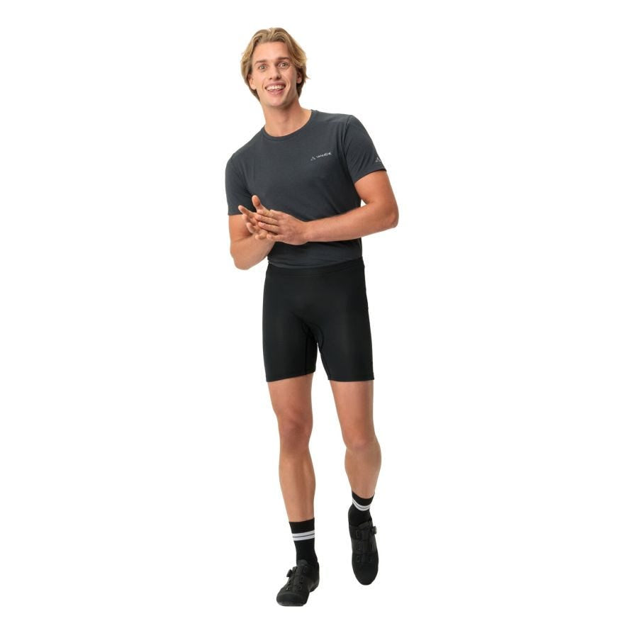 Vaude – Velo-Innenhose – XXL – Schwarz, 86% Polyester (recycelt), 14% Elasthan (recycelt)