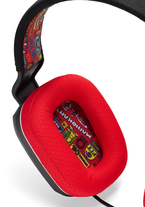 PowerA NSHS0398 Gaming-Headset – Over-Ear, Stereo, Kabelgebunden, 3,5 mm Klinke, für Nintendo Switch, Schwarz/Rot