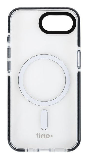 ONIT Backcover – für Apple iPhone 16e, MagSafe, PC+TPU+TPE, schwarz/transparent, bis 3 m sturzsicher