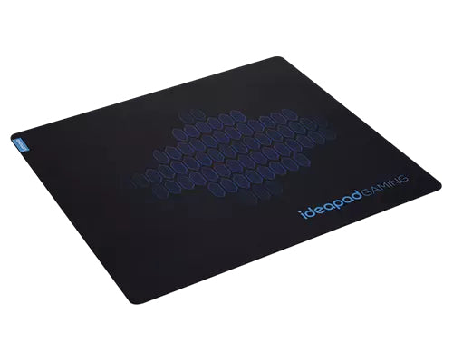 Lenovo IdeaPad Gaming Cloth – Gaming-Mauspad – 450 × 400 mm, Tuch/Gummi, Schwarz/Blau, gestickte Kanten