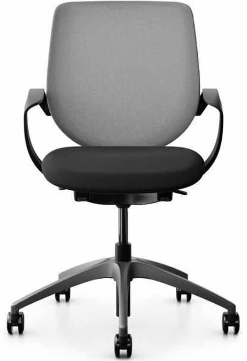 Giroflex Bürostuhl 313 – Sitzhöhe 39–51 cm, 120 kg, Grau